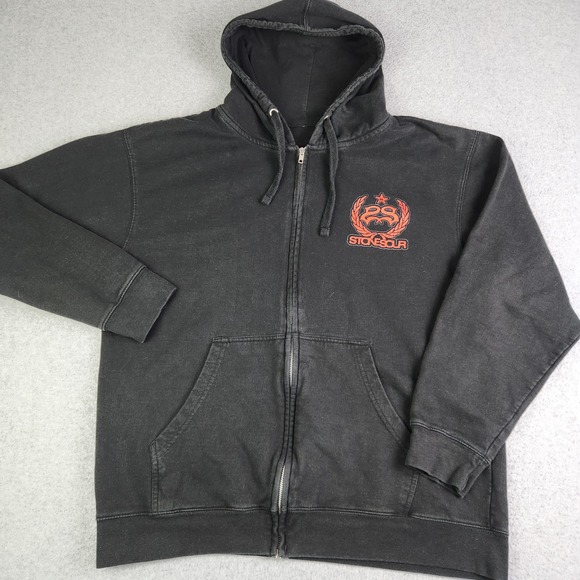 Independent Trading Company Other - Independent‎ Trading Co Hoodie Men's L Black Stone Sour Skull Band Rock Graphic